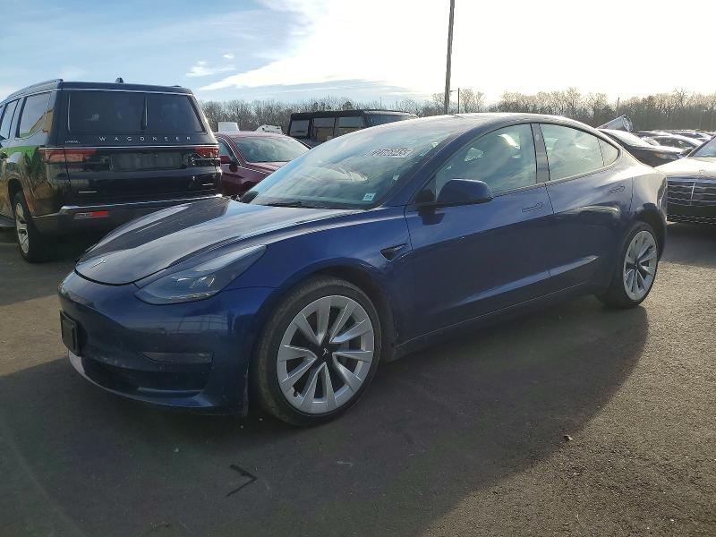 2022 TESLA MODEL 3 — VIN 5YJ3E1EA4NF285574