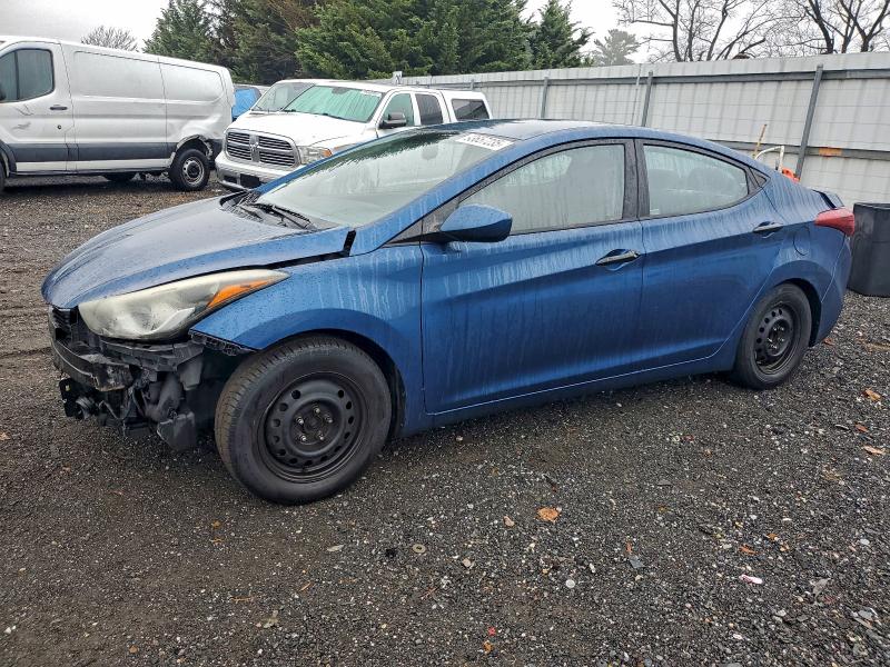 2016 HYUNDAI ELANTRA — VIN KMHDH4AE2GU619449