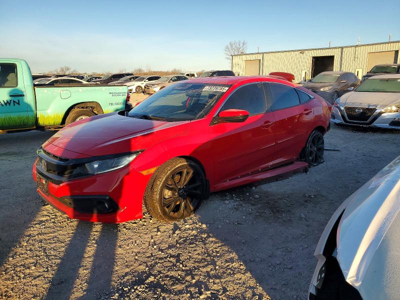 2019 HONDA CIVIC — VIN 2HGFC2F83KH501443