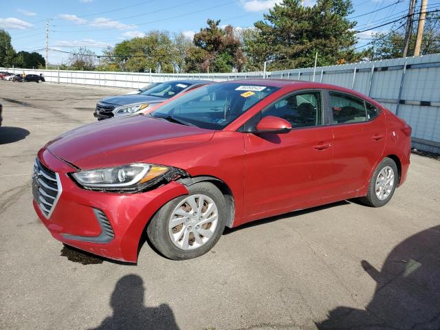 2017 HYUNDAI ELANTRA SE — VIN 5NPD74LF2HH101334