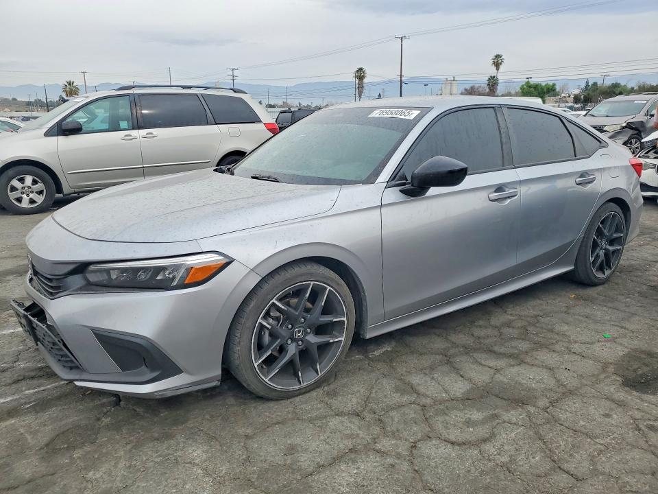 2022 HONDA CIVIC — VIN 2HGFE2F54NH591657