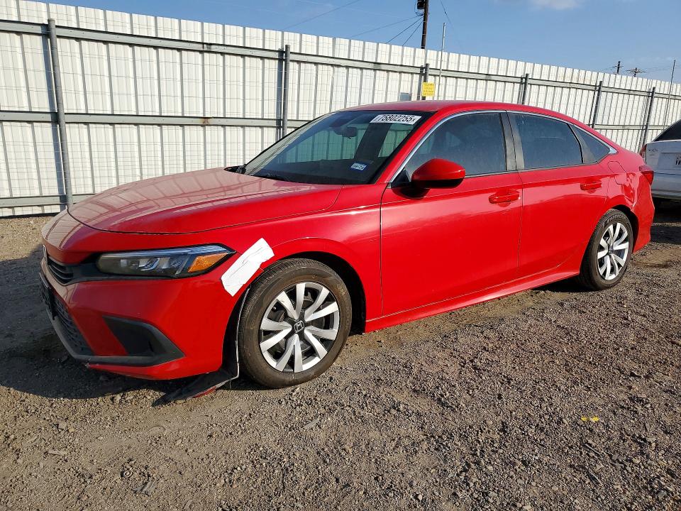 2022 HONDA CIVIC — VIN 2HGFE2F21NH507333