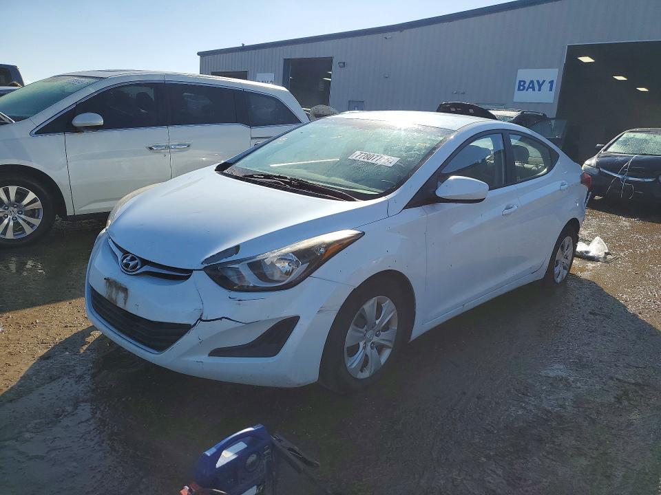 2016 HYUNDAI ELANTRA — VIN 5NPDH4AE8GH704567