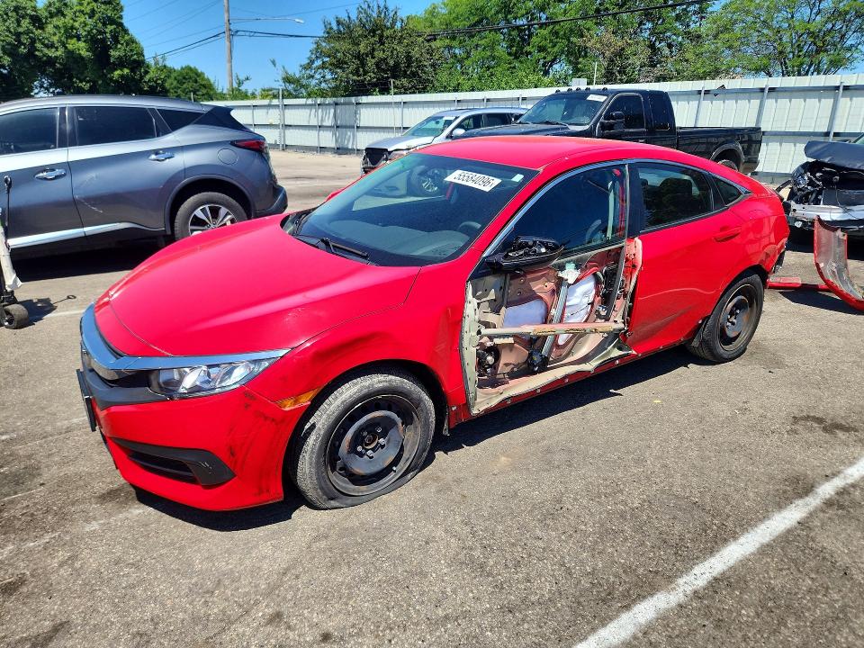 2018 HONDA CIVIC — VIN 2HGFC2F5XJH503596