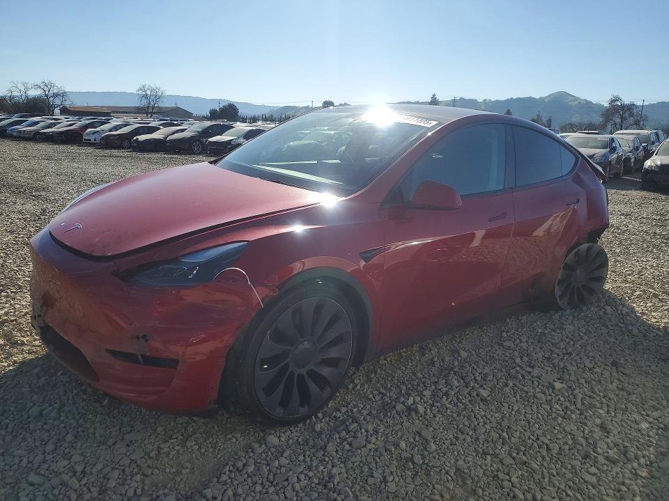 2022 TESLA MODEL Y — VIN 7SAYGDEF3NF492909