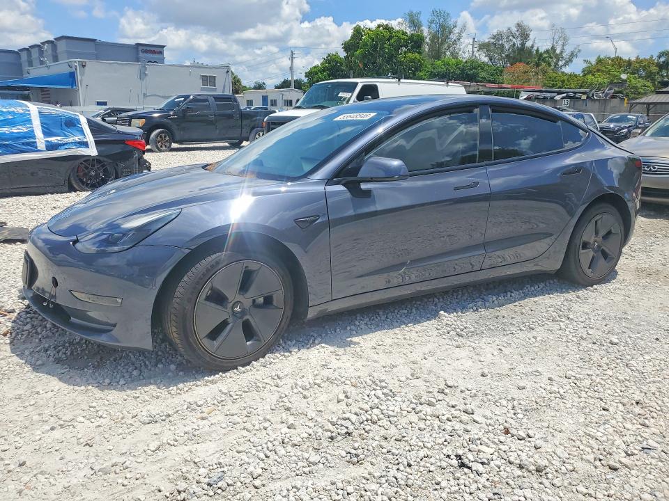 2021 TESLA MODEL 3 — VIN 5YJ3E1EB1MF876338