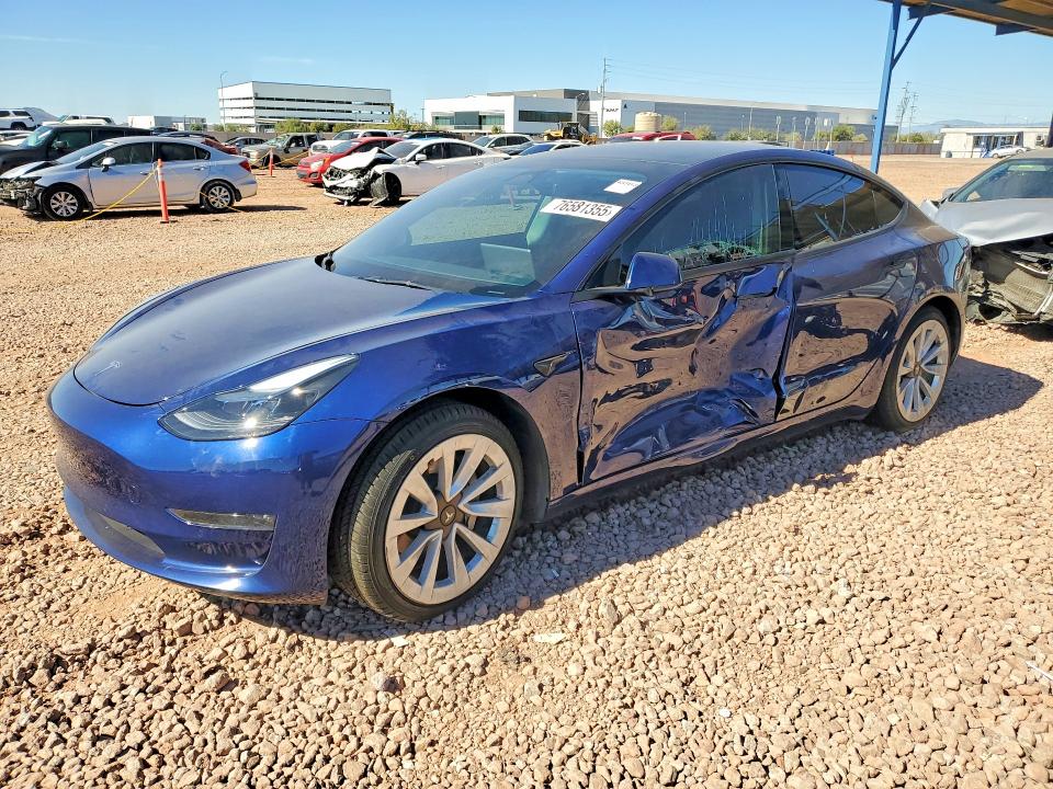 2022 TESLA MODEL 3 — VIN 5YJ3E1EB1NF174604