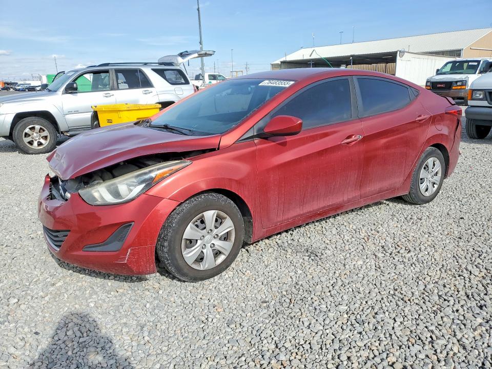 2016 HYUNDAI ELANTRA SE — VIN 5NPDH4AE2GH747270