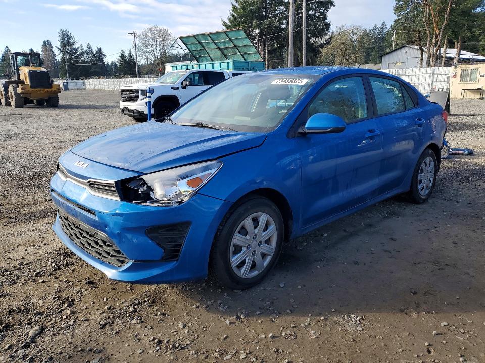 2022 KIA RIO — VIN 3KPA24AD7NE443879