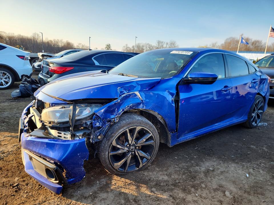 2019 HONDA CIVIC — VIN 19XFC2F8XKE201196
