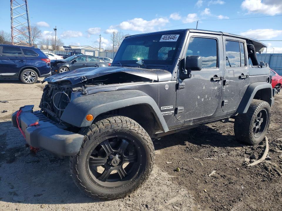 2016 JEEP WRANGLER UNLIMITED — VIN 1C4BJWDG9GL278744