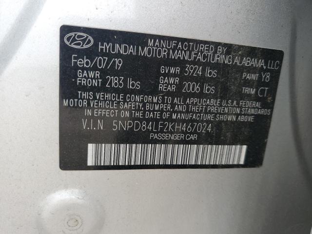 5NPD84LF2KH467024