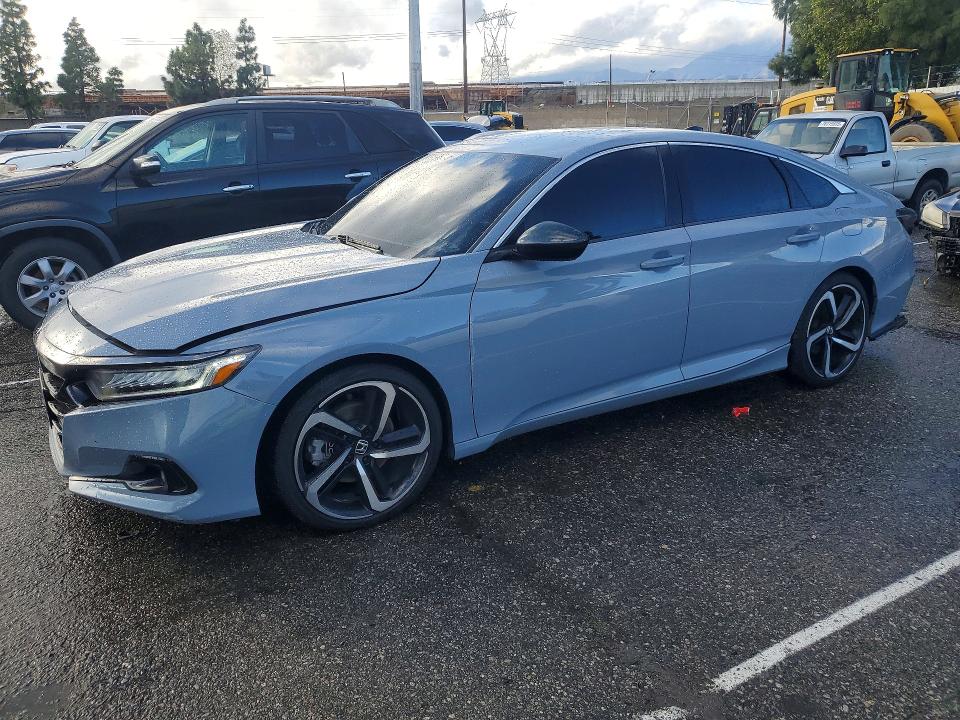 2021 HONDA ACCORD 4D — VIN 1HGCV1F40MA006509