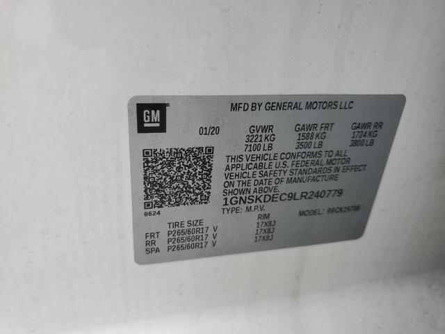1GNSKDEC9LR240779