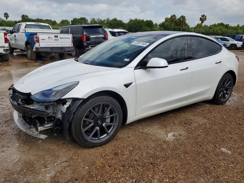 2021 TESLA MODEL 3 — VIN 5YJ3E1EBXMF992749