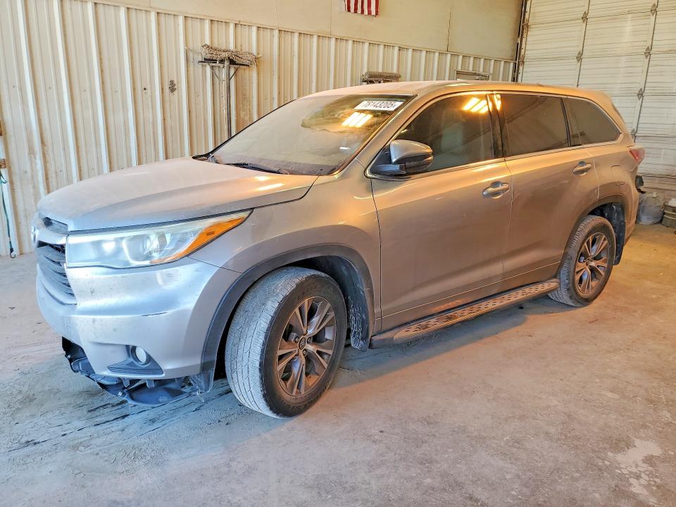 2016 TOYOTA HIGHLANDER — VIN 5TDZKRFH4GS162708