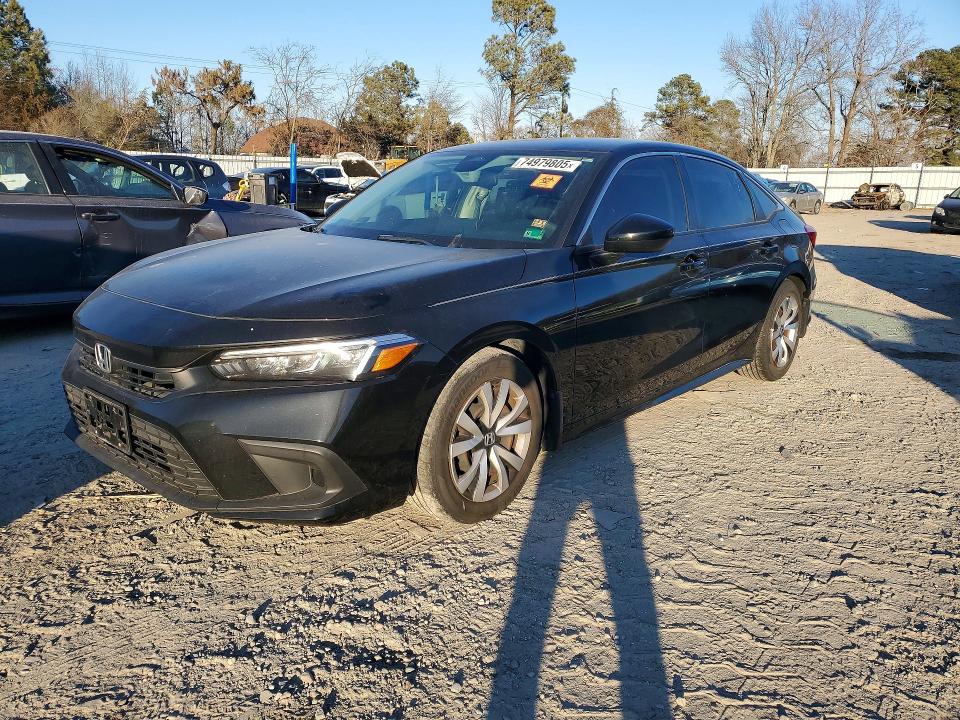 2022 HONDA CIVIC — VIN 2HGFE2F21NH545385