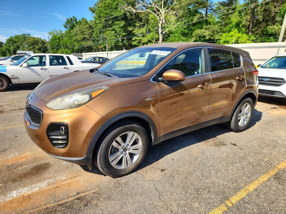 2017 KIA SPORTAGE — VIN KNDPMCAC6H7186210