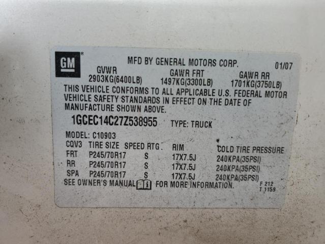 1GCEC14C27Z538955