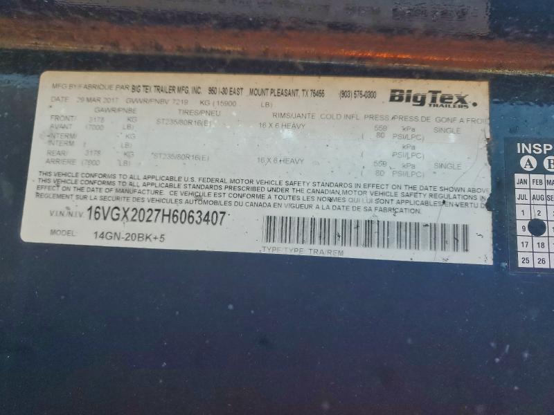 16VGX2027H6063407