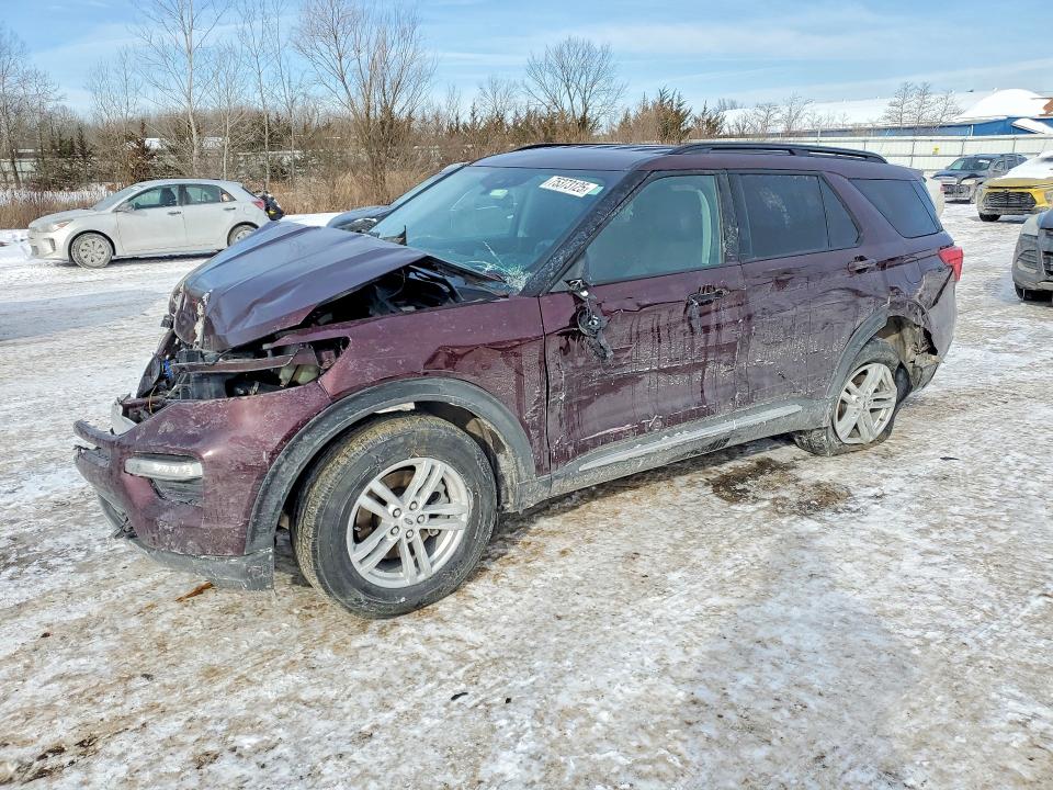 2022 FORD EXPLORER X — VIN 1FMSK8DH4NGB09864