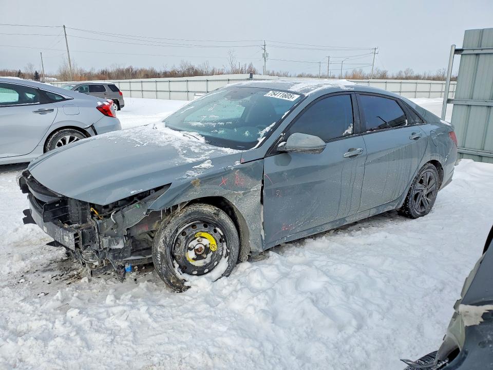 2022 HYUNDAI ELANTRA PREFERRED 4D — VIN KMHLM4AG7NU249573