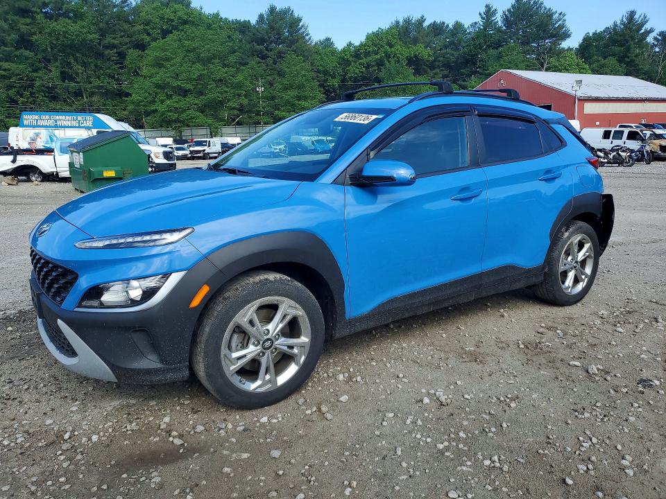 2022 HYUNDAI KONA — VIN KM8K3CAB4NU786284