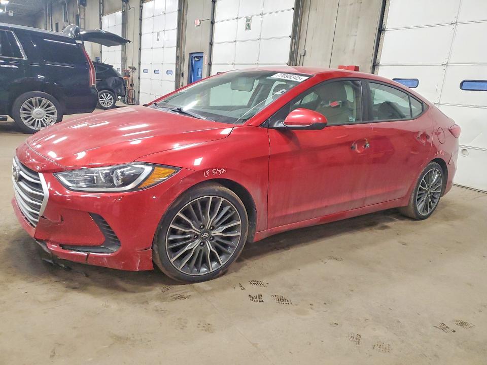2017 HYUNDAI ELANTRA SE — VIN 5NPD84LF7HH122984