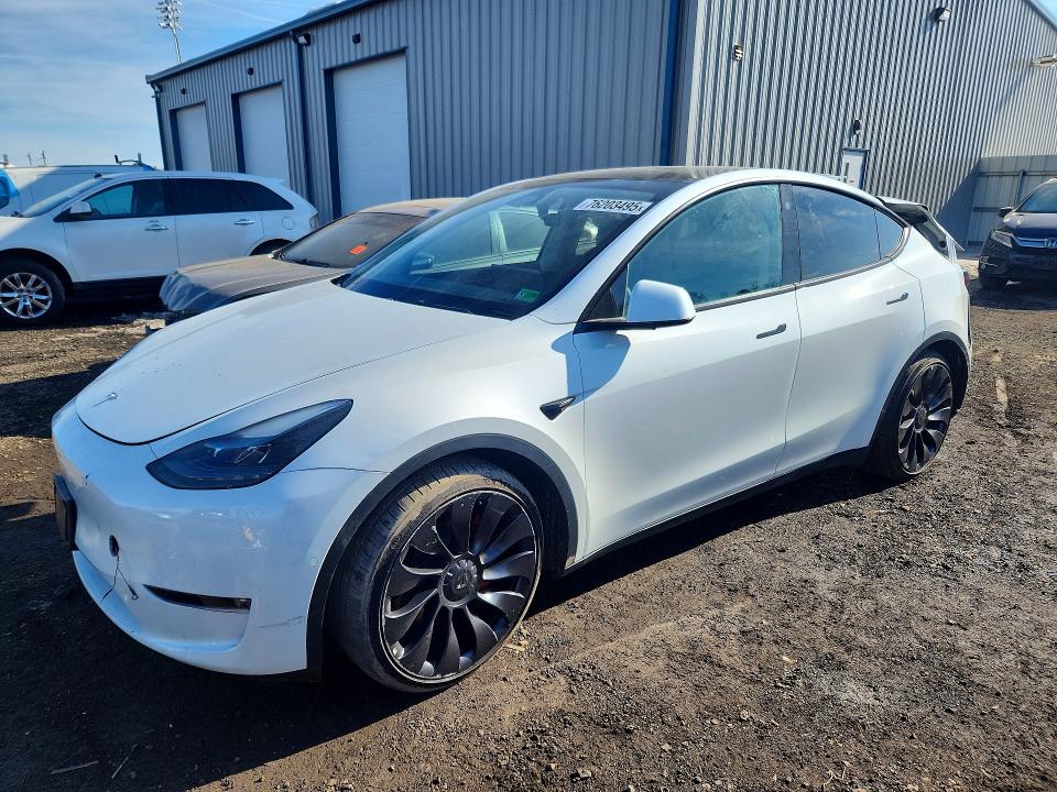 2022 TESLA MODEL Y — VIN 7SAYGDEF0NF544612