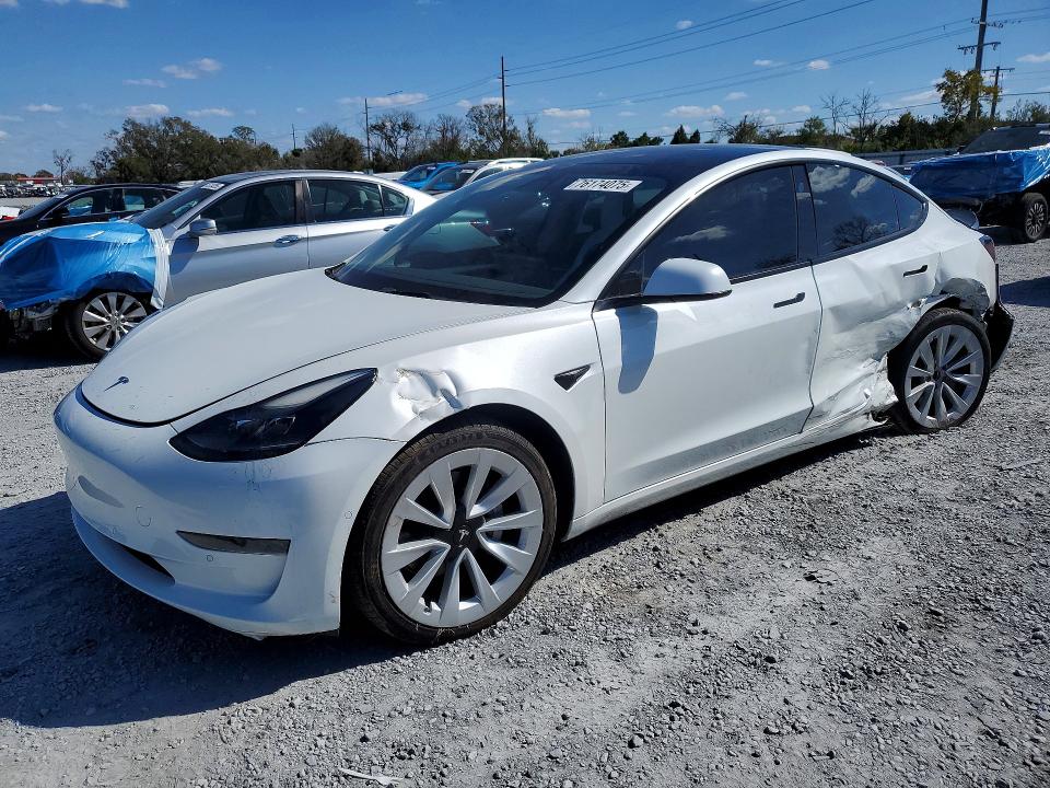 2021 TESLA MODEL 3 — VIN 5YJ3E1EA4MF086653