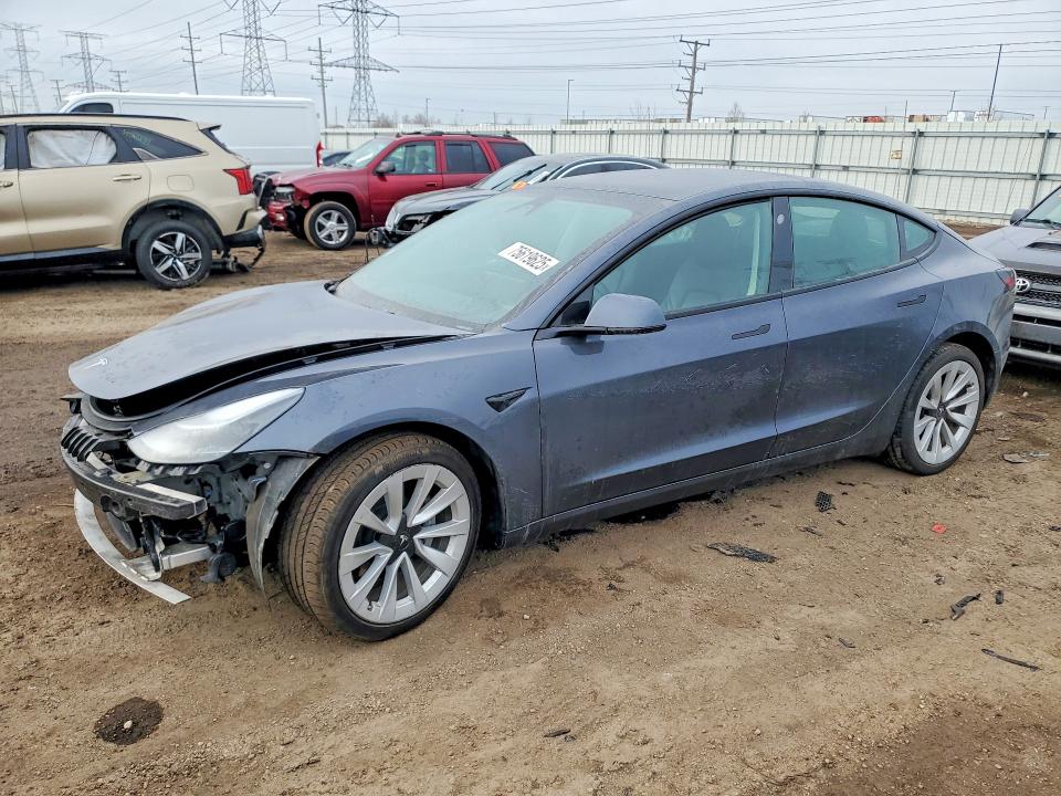 2022 TESLA MODEL 3 — VIN 5YJ3E1EB4NF208762