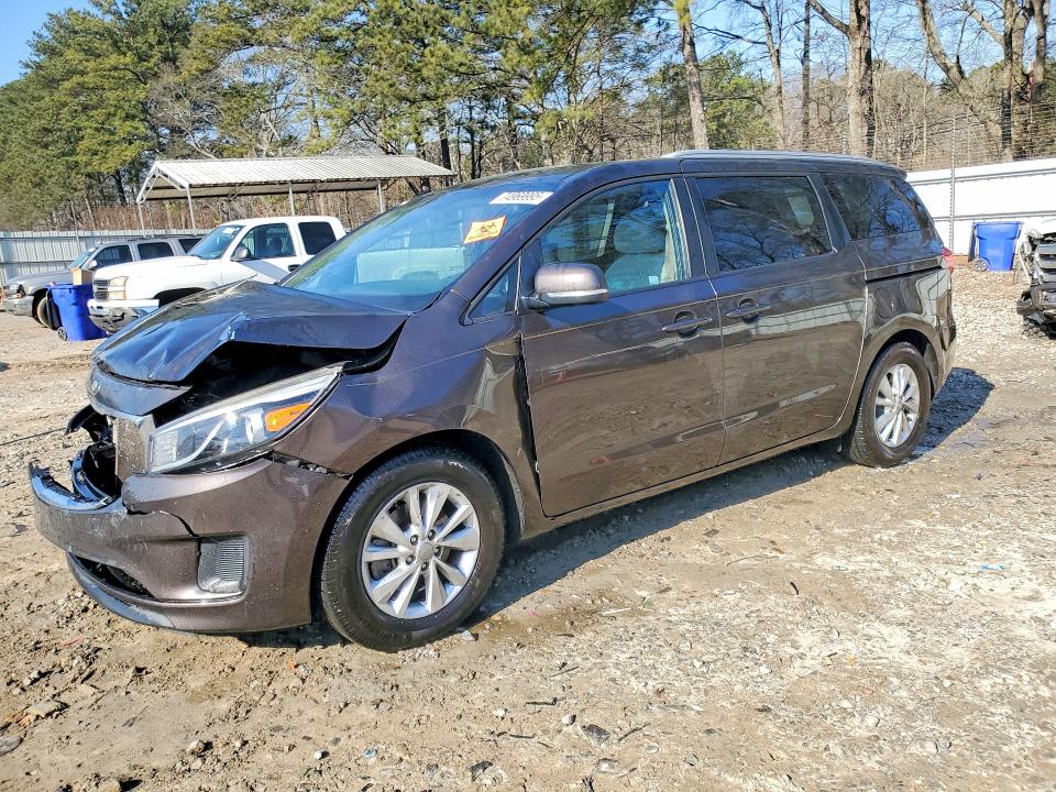 2016 KIA SEDONA — VIN KNDMB5C11G6163924