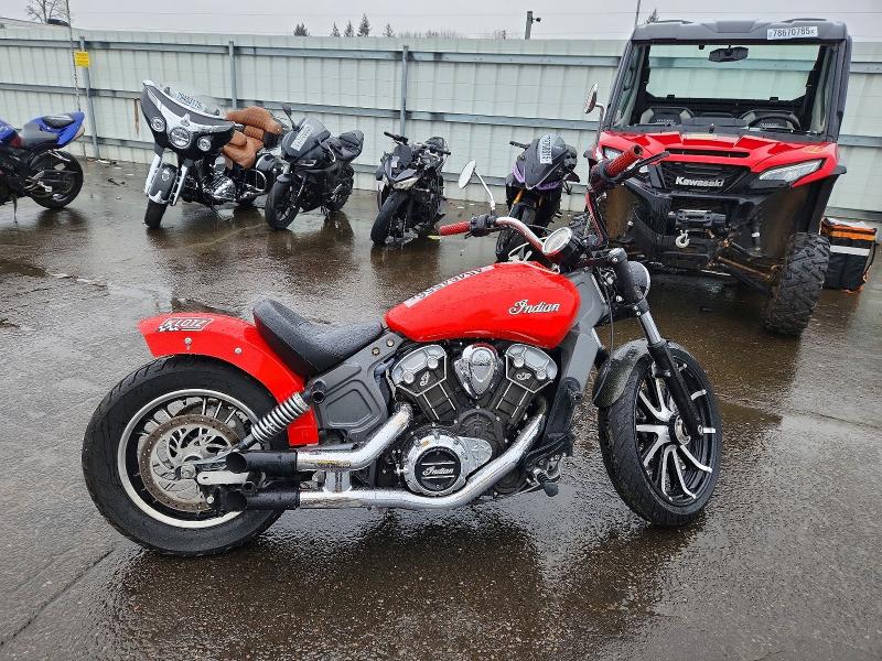 2016 INDIAN MOTORCYCLE CO. SCOUT — VIN 56KMSB003G3106033