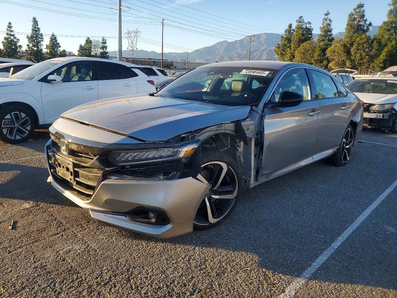 2022 HONDA ACCORD — VIN 1HGCV3F25NA039078
