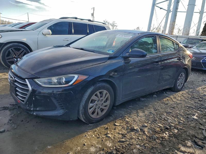 2017 HYUNDAI ELANTRA SE — VIN KMHD74LFXHU120487