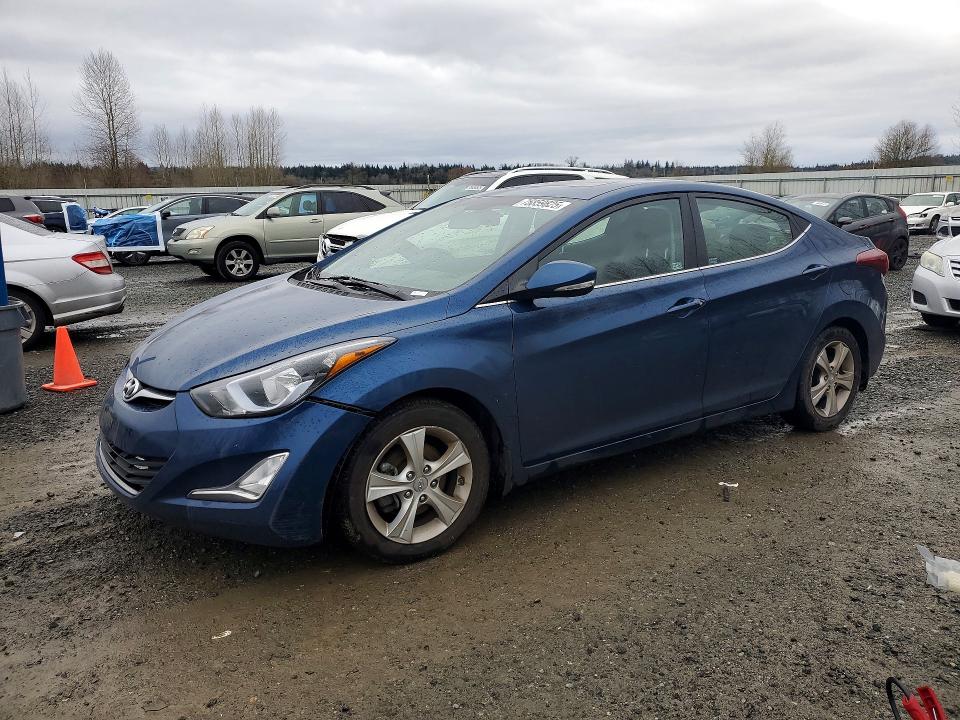 2016 HYUNDAI ELANTRA — VIN KMHDH4AE6GU555027