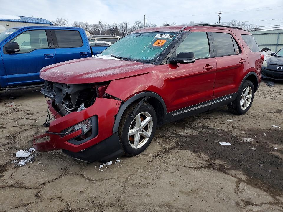 2017 FORD EXPLORER X — VIN 1FM5K8D89HGA66494