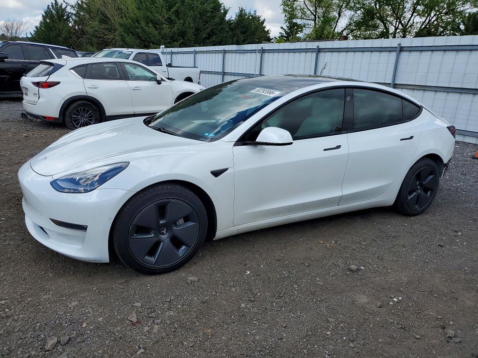 2021 TESLA MODEL 3 — VIN 5YJ3E1EB4MF047408