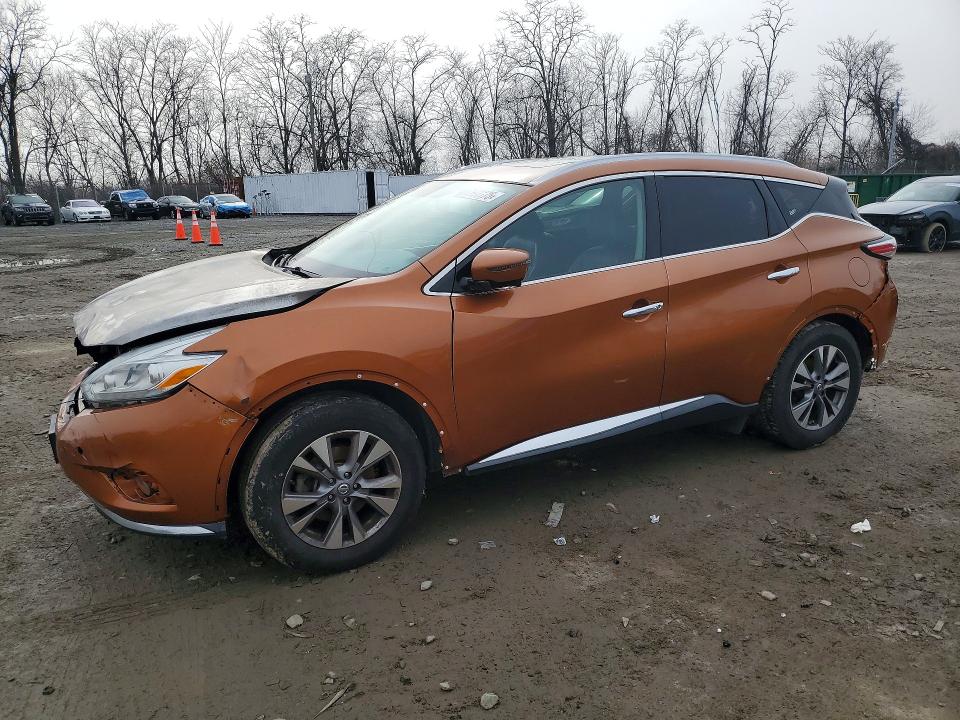 2016 NISSAN MURANO — VIN 5N1AZ2MH4GN109687