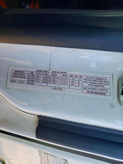 1XPBDP9X4JD452483