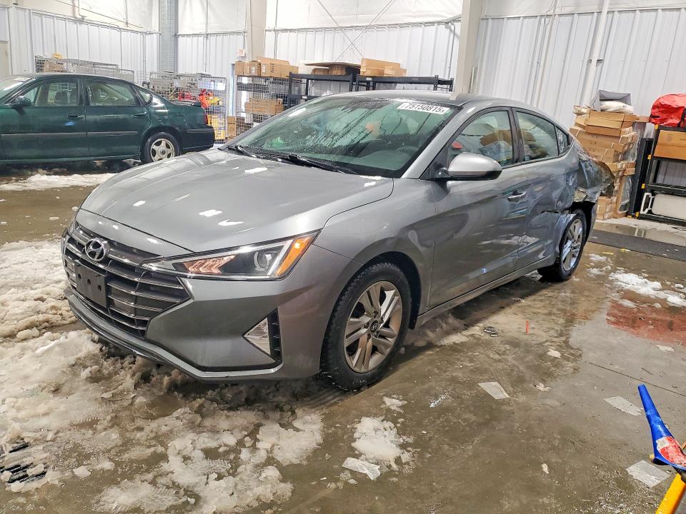 2019 HYUNDAI ELANTRA — VIN KMHD84LF4KU779511