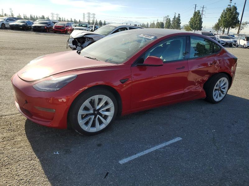 2022 TESLA MODEL 3 — VIN 5YJ3E1EB0NF186064