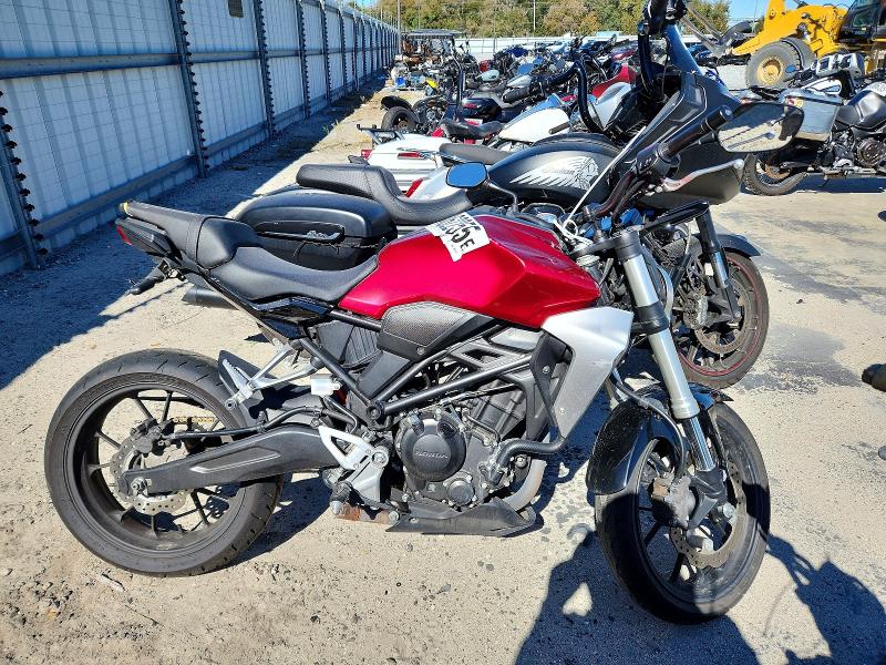 2019 HONDA CBF300 — VIN MLHNC5500K5000201