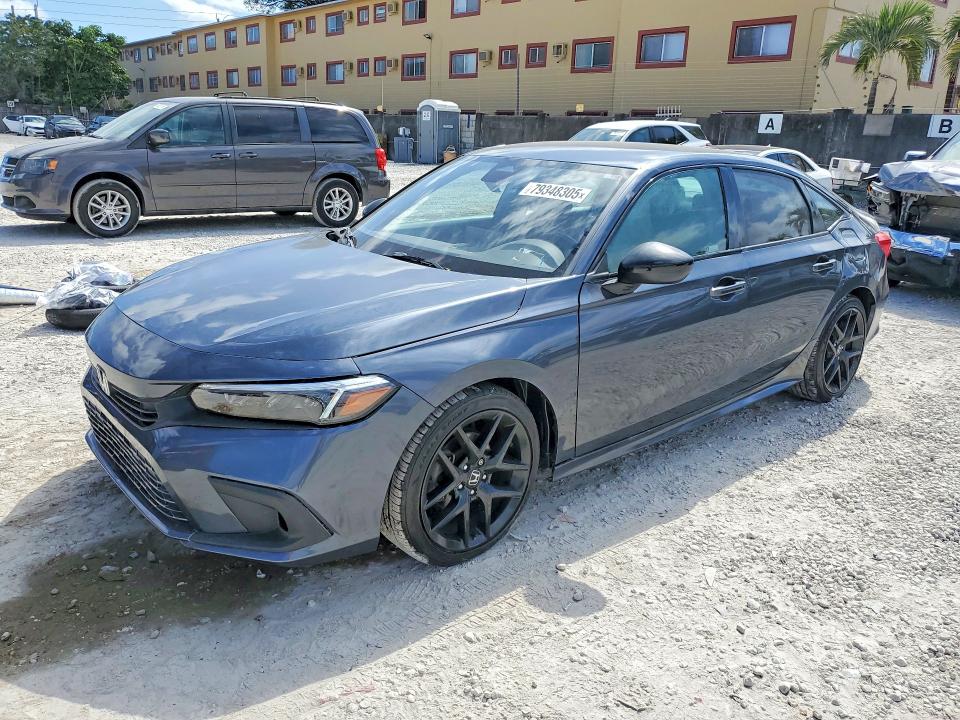 2022 HONDA CIVIC — VIN 2HGFE2F51NH579160