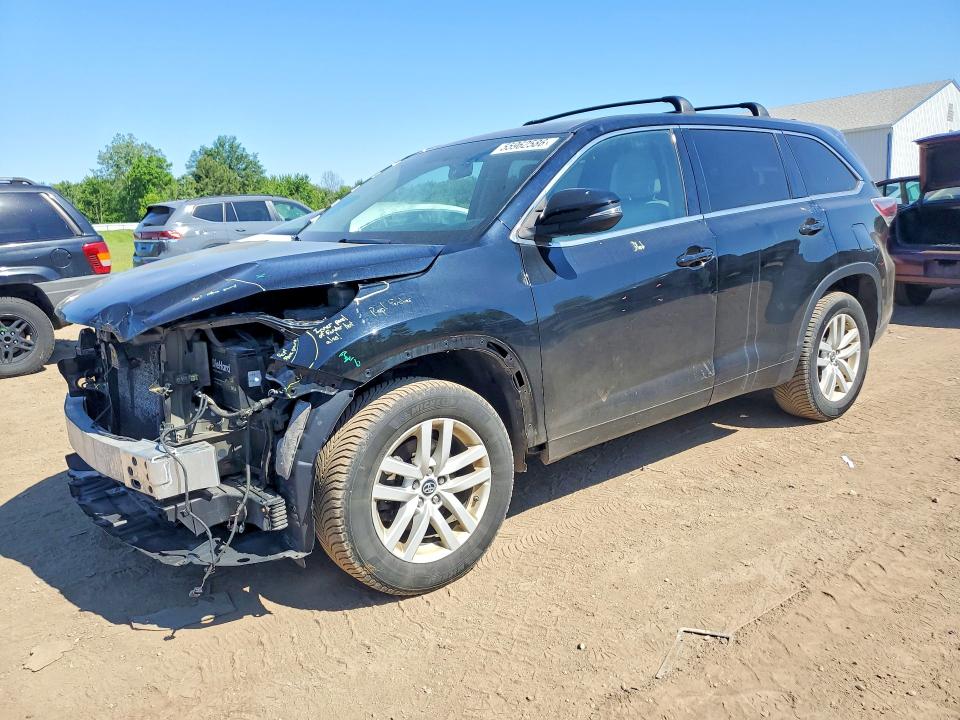 2016 TOYOTA HIGHLANDER — VIN 5TDZKRFH7GS180765