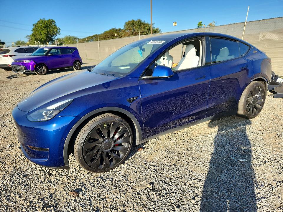 2022 TESLA MODEL Y — VIN 7SAYGDEF0NF531004