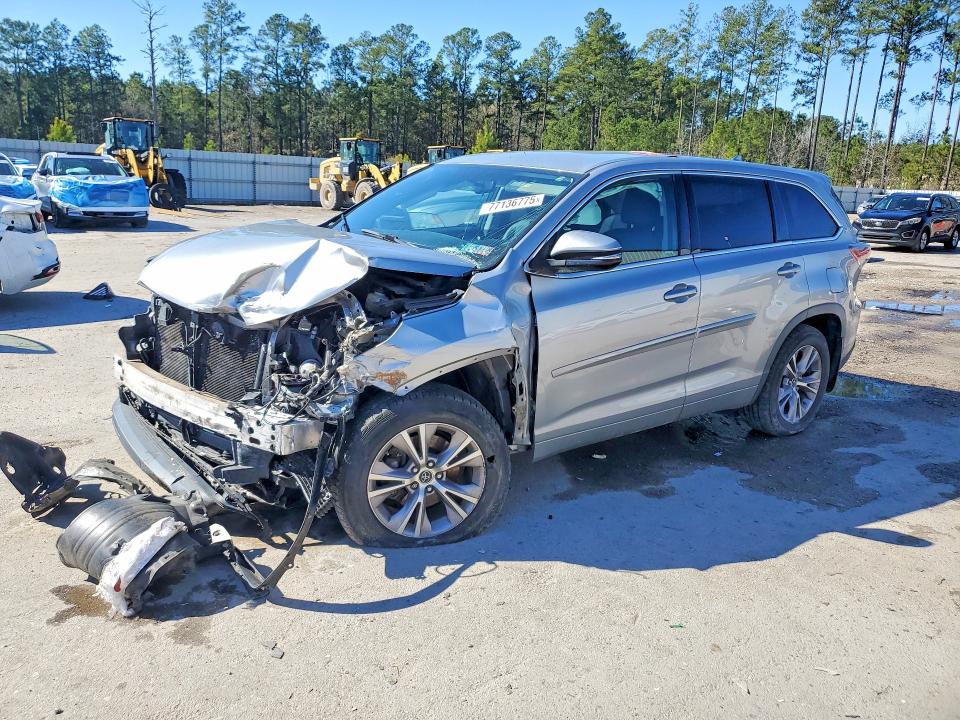 2016 TOYOTA HIGHLANDER — VIN 5TDBKRFH0GS248180
