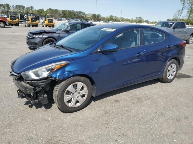 2016 HYUNDAI ELANTRA — VIN 5NPDH4AE2GH743896
