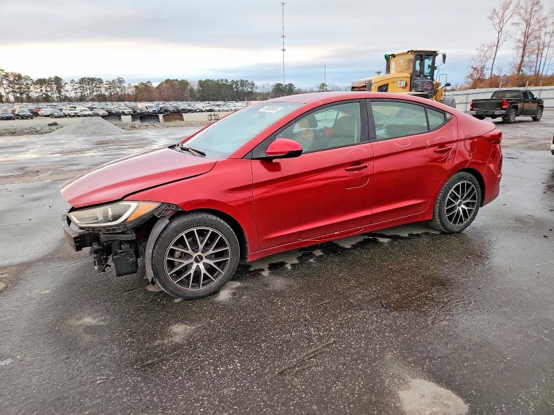 2017 HYUNDAI ELANTRA SE — VIN KMHD74LF8HU073041