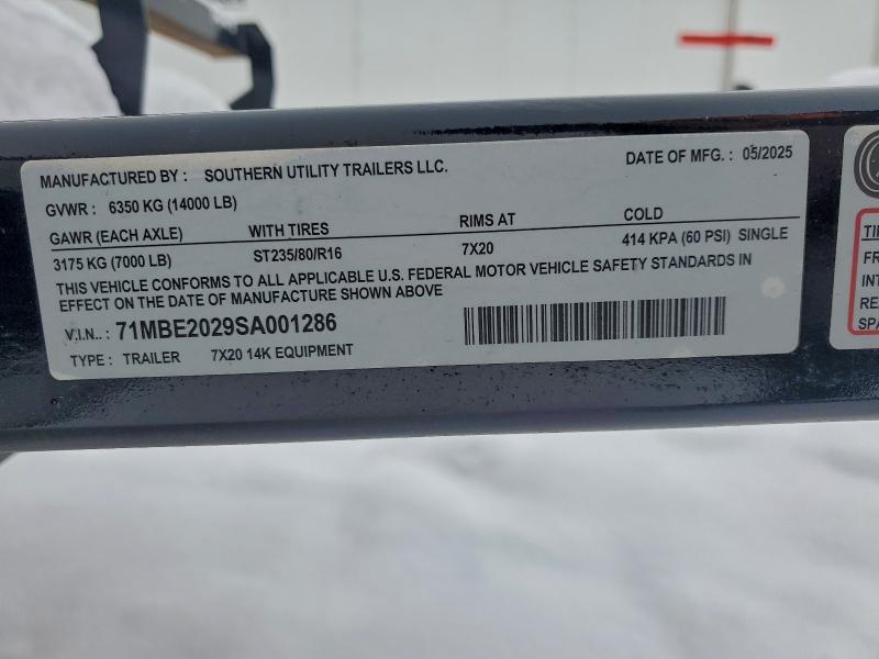 71MBE2029SA001286